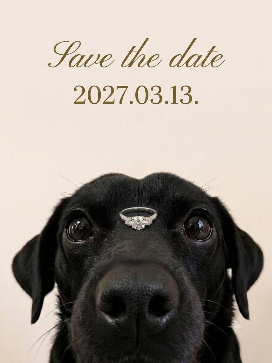 Save the date – Dóri és Petrik, 2027. március 13.